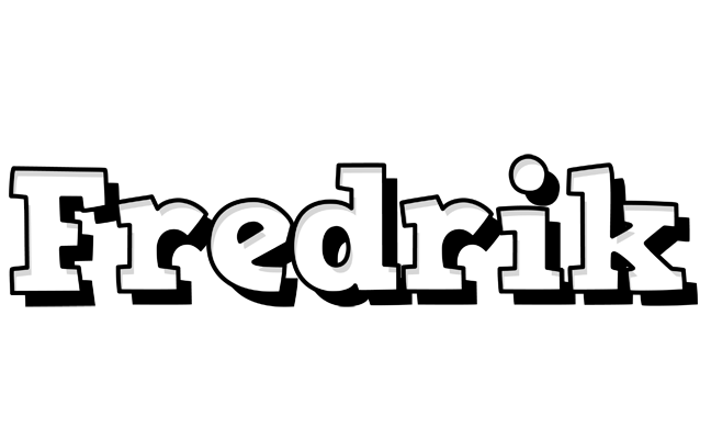 Fredrik snowing logo