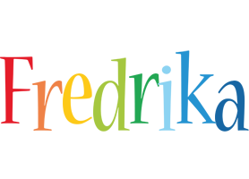 Fredrika birthday logo