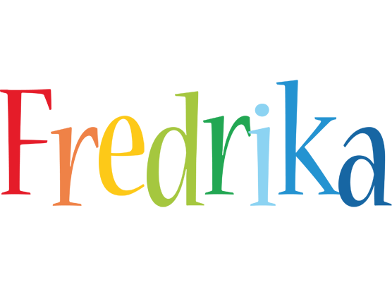 Fredrika birthday logo