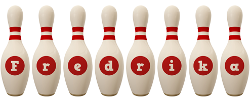 Fredrika bowling-pin logo