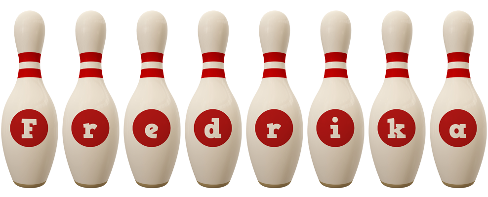 Fredrika bowling-pin logo