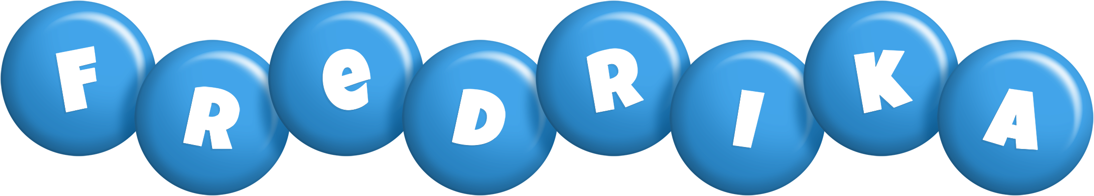 Fredrika candy-blue logo