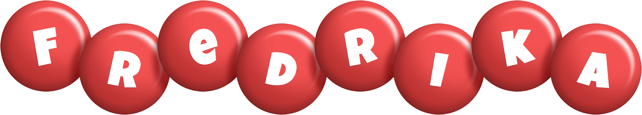 Fredrika candy-red logo