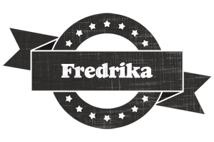 Fredrika grunge logo