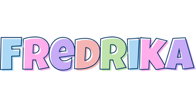 Fredrika pastel logo