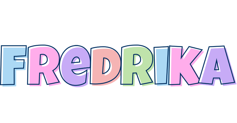 Fredrika pastel logo