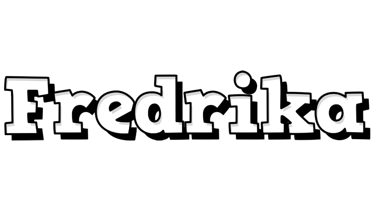Fredrika snowing logo