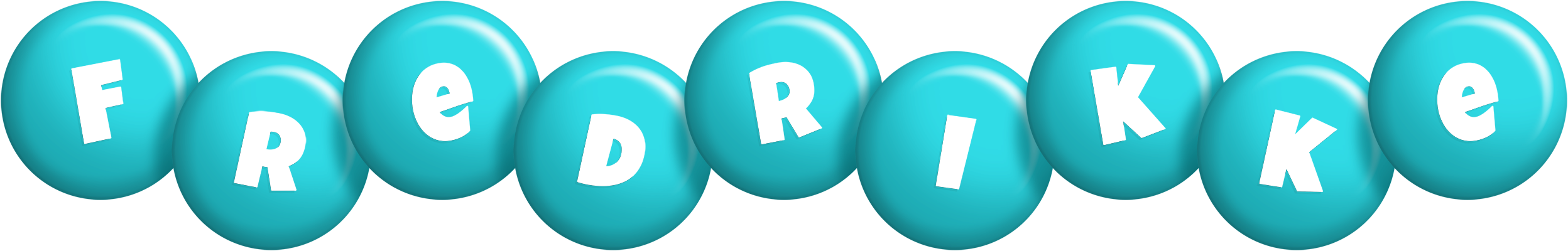 Fredrikke candy-azur logo