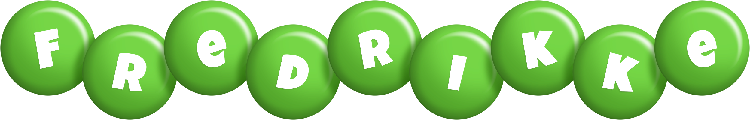 Fredrikke candy-green logo