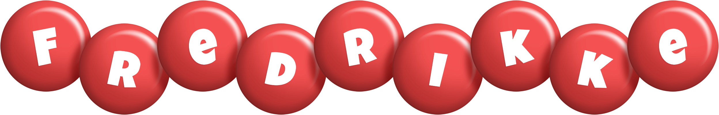 Fredrikke candy-red logo