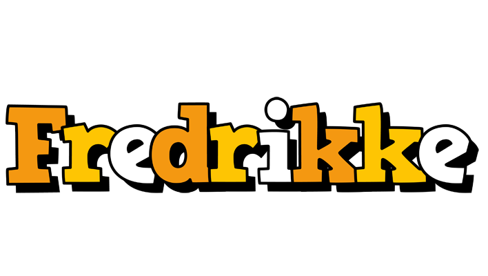 Fredrikke cartoon logo