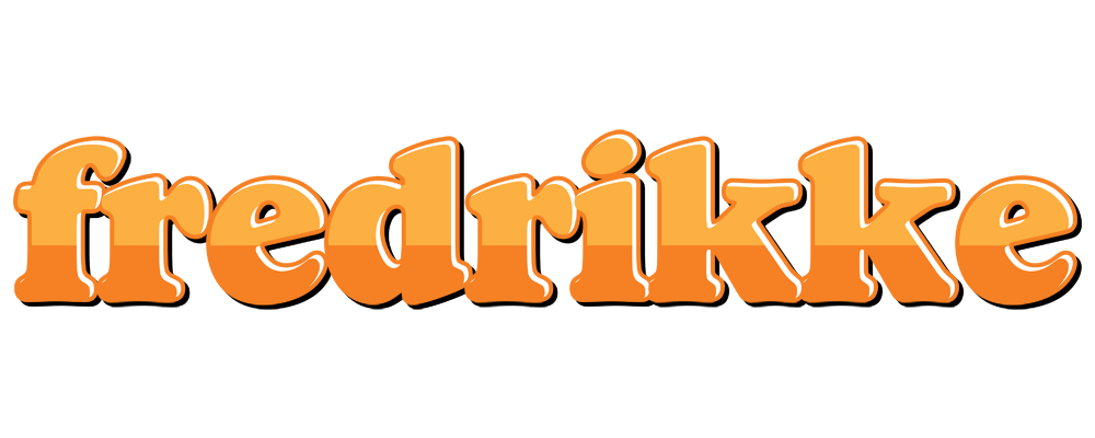 Fredrikke orange logo