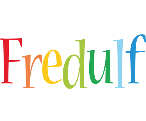 Fredulf birthday logo