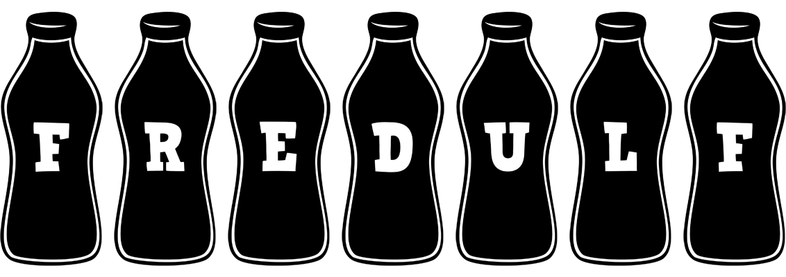 Fredulf bottle logo