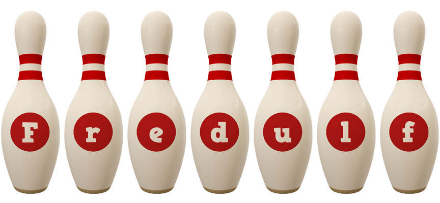 Fredulf bowling-pin logo