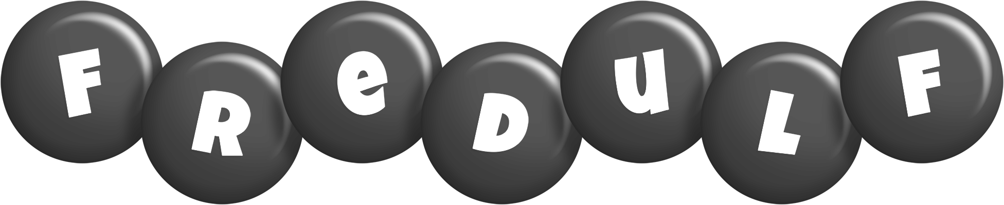 Fredulf candy-black logo