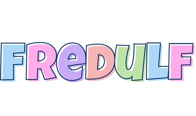 Fredulf pastel logo