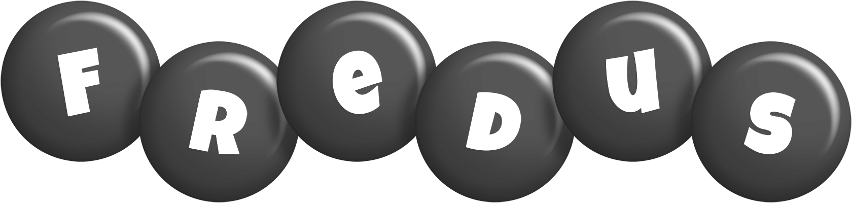 Fredus candy-black logo
