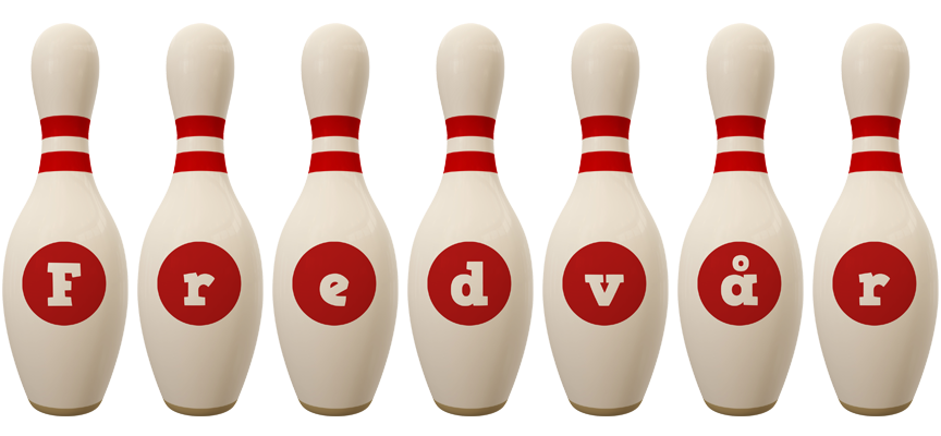 Fredvår bowling-pin logo