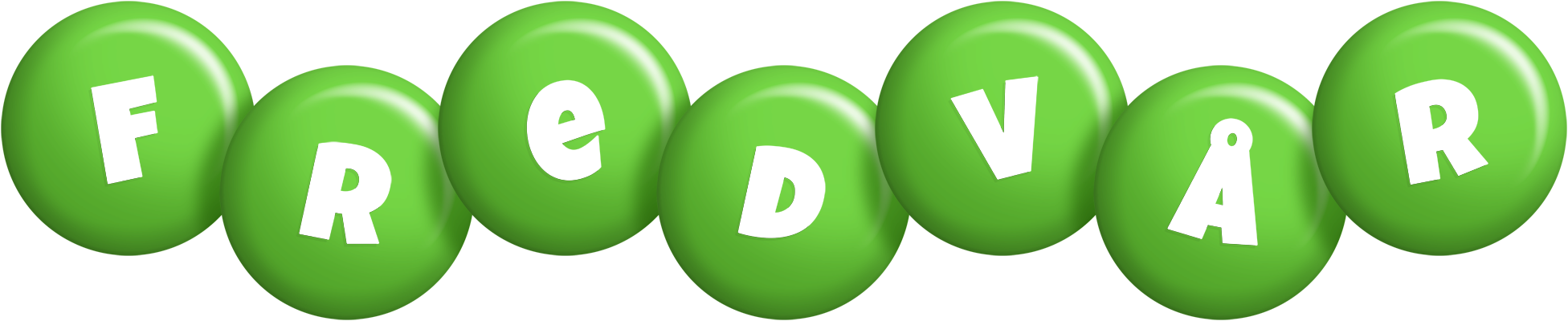 Fredvår candy-green logo