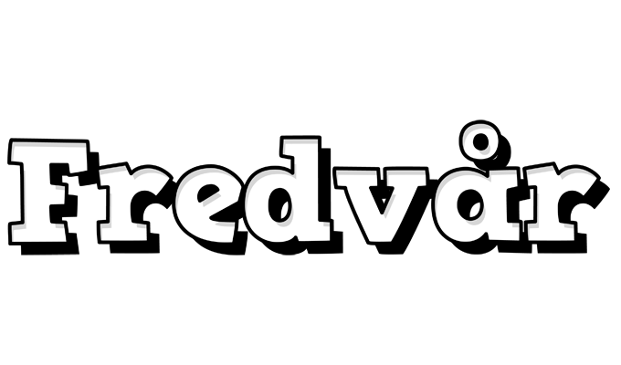 Fredvår snowing logo