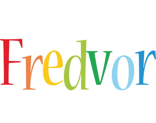 Fredvor birthday logo
