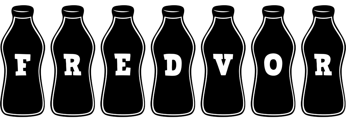 Fredvor bottle logo