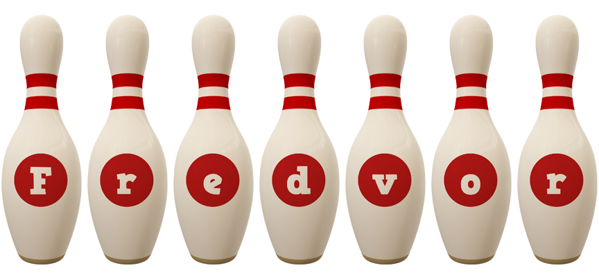 Fredvor bowling-pin logo