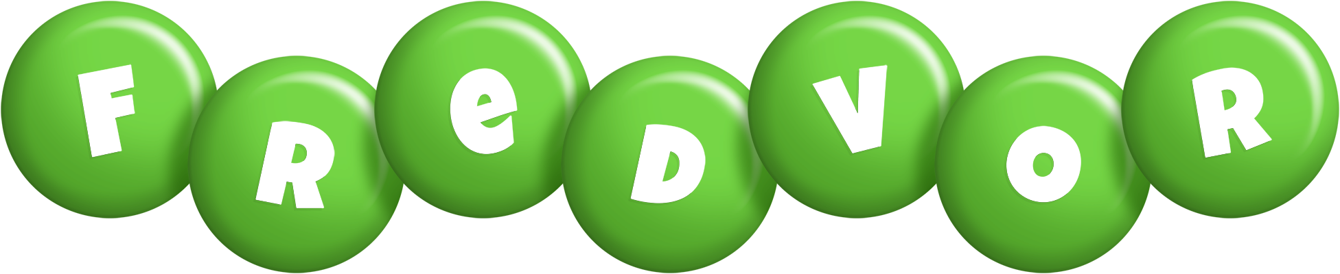 Fredvor candy-green logo
