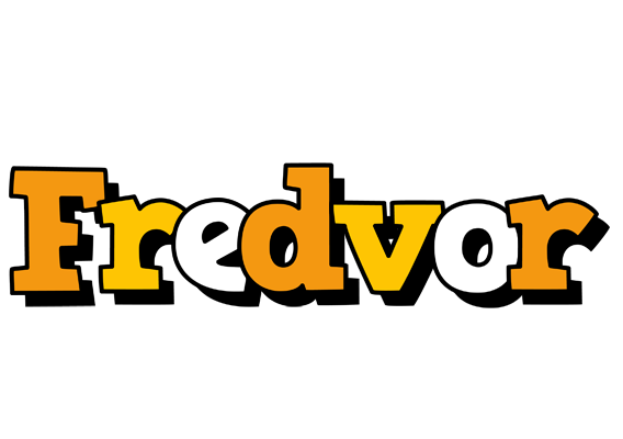 Fredvor cartoon logo