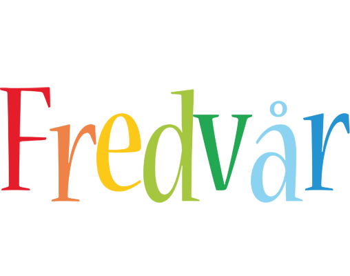 Fredvår birthday logo