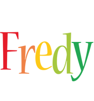 Fredy birthday logo