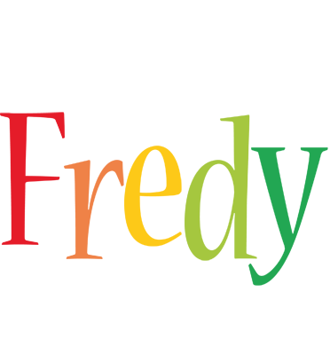 Fredy birthday logo
