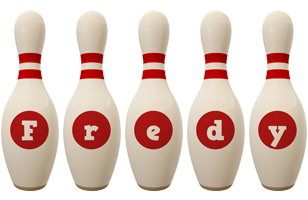 Fredy bowling-pin logo