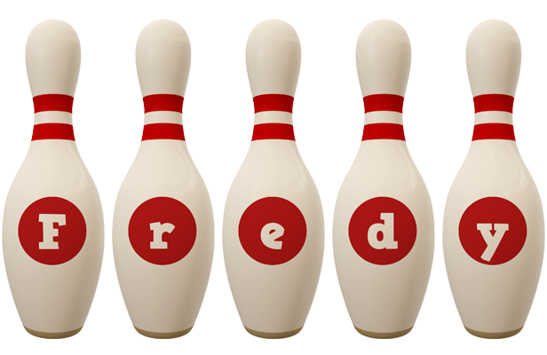Fredy bowling-pin logo