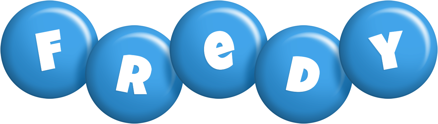 Fredy candy-blue logo