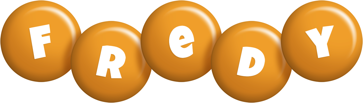 Fredy candy-orange logo