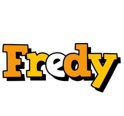 Fredy cartoon logo