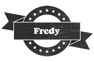 Fredy grunge logo