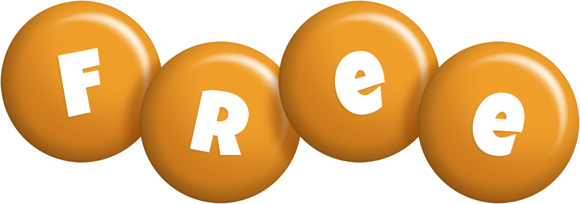 Free candy-orange logo