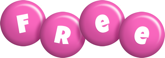 Free candy-pink logo