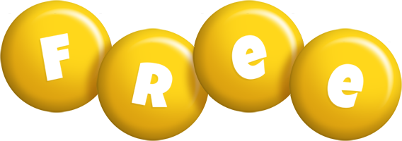 Free candy-yellow logo