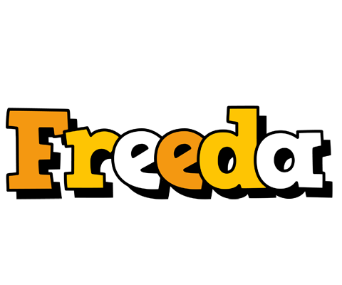 Freeda cartoon logo
