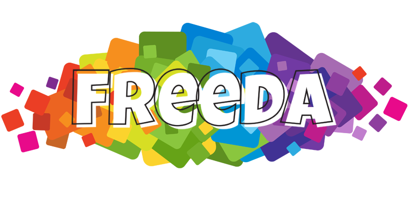 Freeda pixels logo