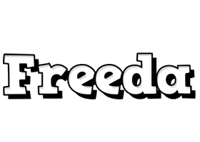 Freeda snowing logo