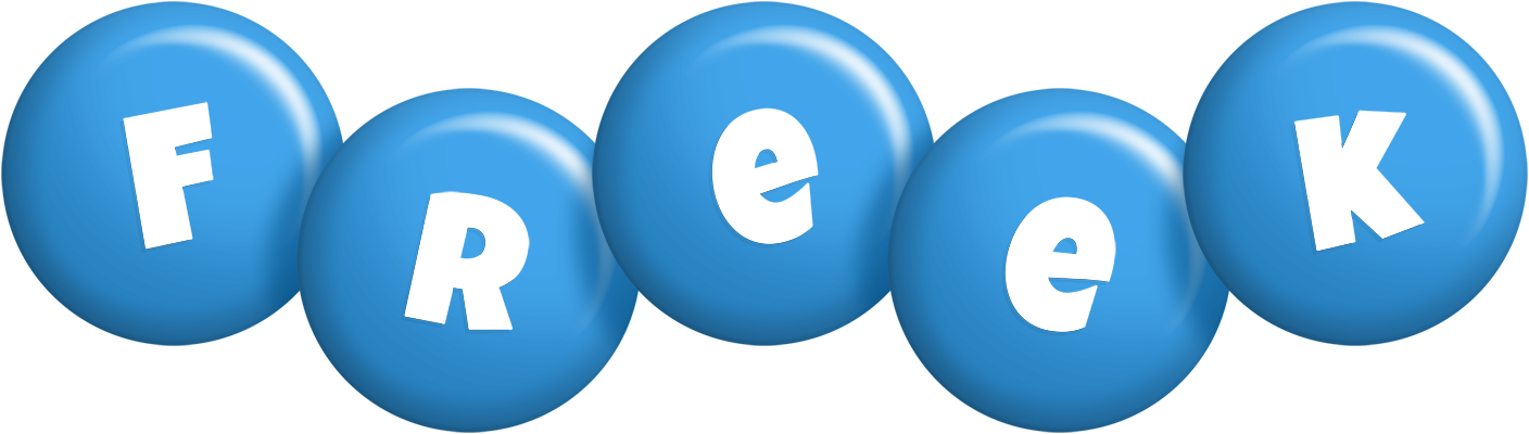Freek candy-blue logo