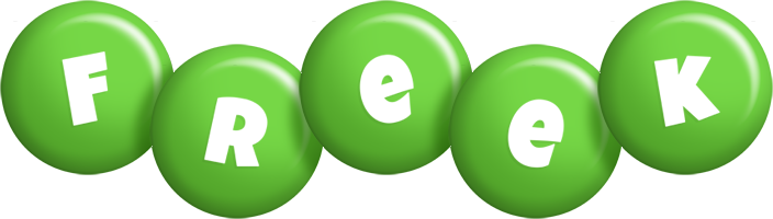 Freek candy-green logo