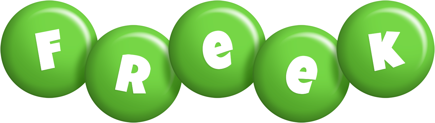 Freek candy-green logo