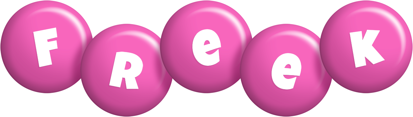 Freek candy-pink logo