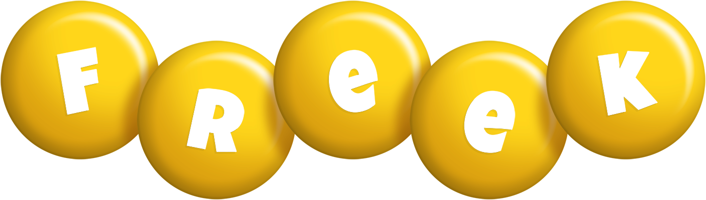 Freek candy-yellow logo
